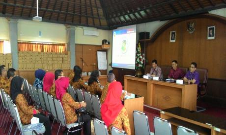 Menerima Tamu Kunker BKPP Kab. Mojokerto