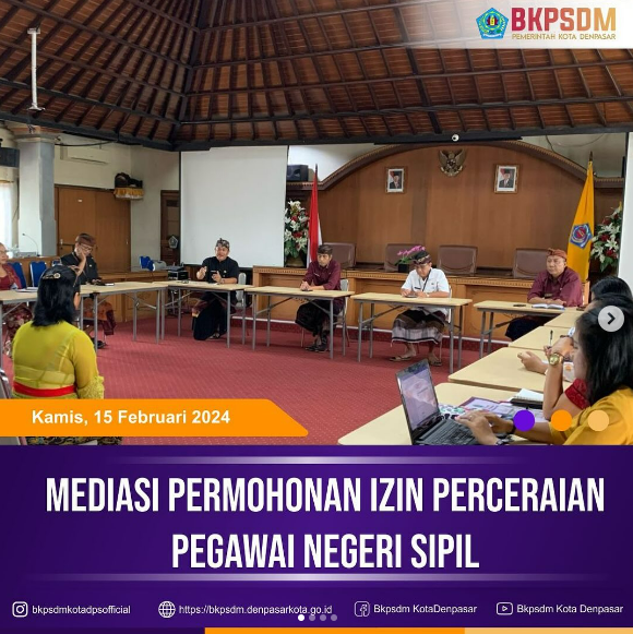 MEDIASI PERMOHONAN IZIN PERCERAIAN PEGAWAI NEGERI SIPIL