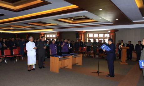 PELANTIKAN PEJABAT ESELON  III DAN IV DI LINGKUNGAN PEMERINTAH KOTA DENPASAR