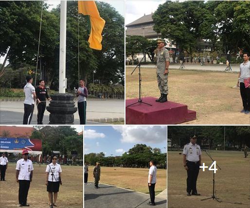 Gladi kotor Upacara HUT Korpri Kota Denpasar ke-48 tahun 2019