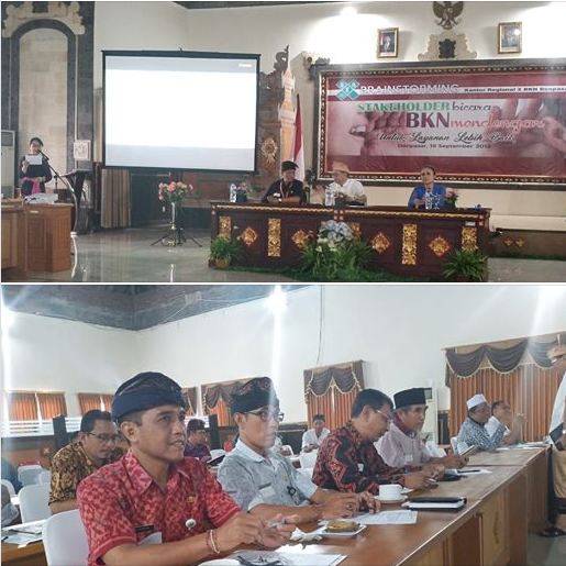 Evaluasi yang dikemas dalam acara Brainstorming : Stakeholders Bicara BKN Mendengar