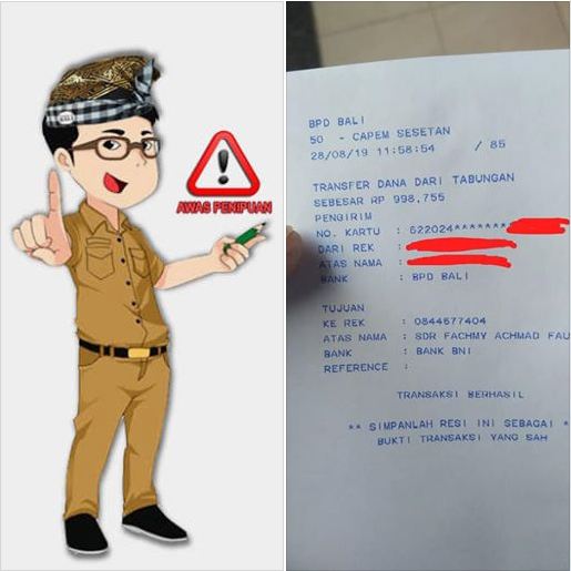 Hati-hati Penipuan PNS Kota Denpasar yang memasuki masa Pensiun