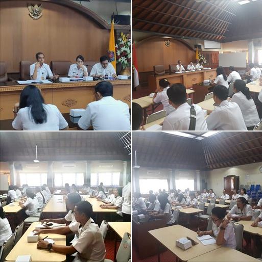 kunjungan dan evaluasi Tim Pembina Arsip