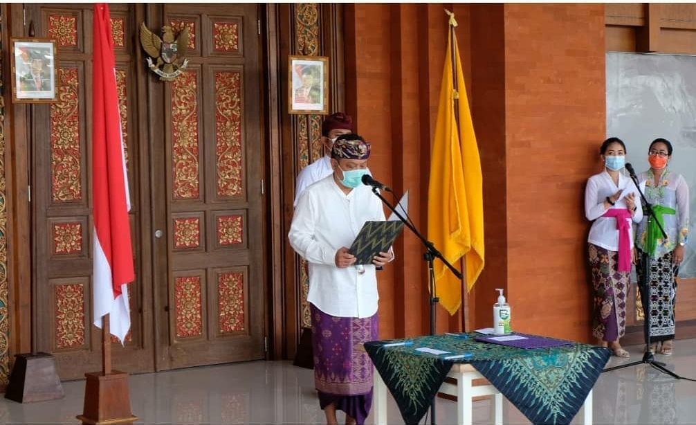 Pelantikan dan pengambilan Sumpah Jabatan  Penjabat Sekretaris Kota Denpasar