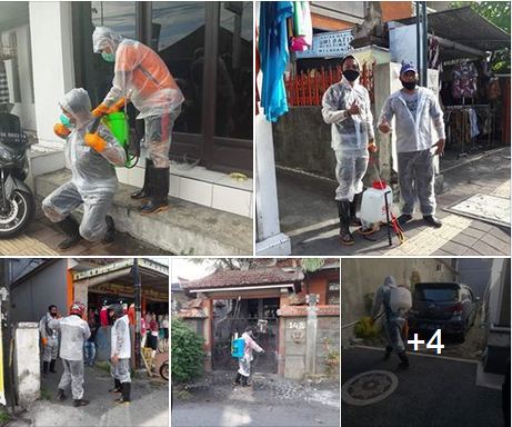 Penyemprotan Disinfektan