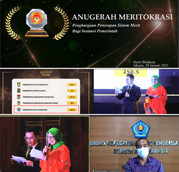 Pemkot Denpasar Raih Penghargaan Berkinerja BAIK Tahun 2020