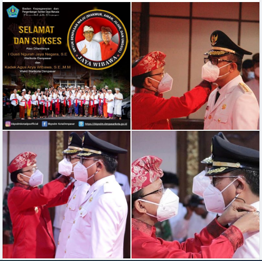 Pelantikan Walikota dan Wakil Walikota Denpasar