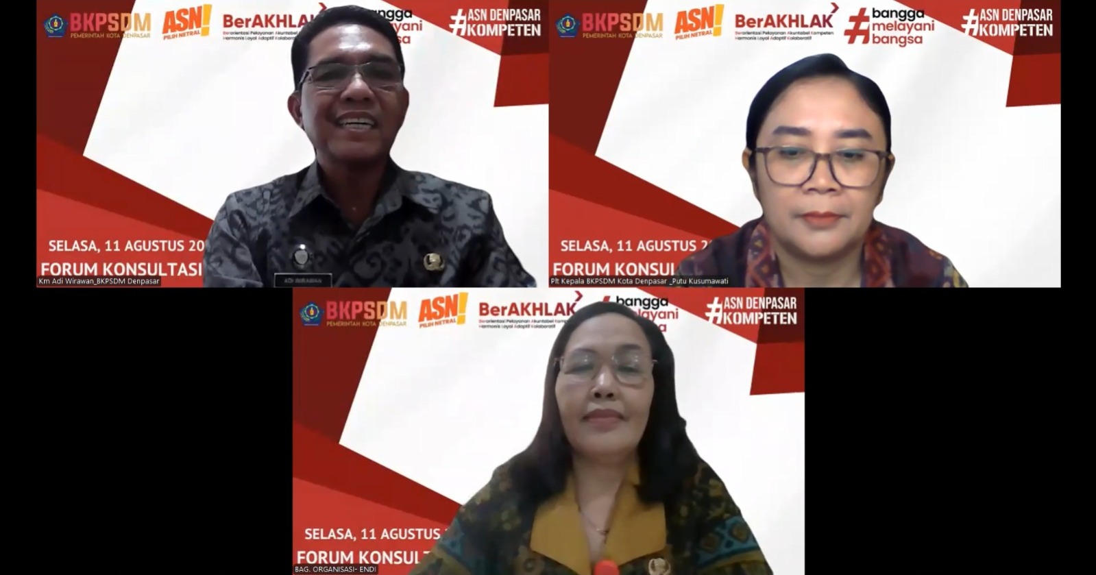 FORUM KONSULTASI PUBLIK BKPSDM KOTA DENPASAR TAHUN 2026